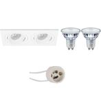 Voordeelset: LED Spot Set - Pragmi Borny Pro - GU10 Fitting, Metaal of Aluminium, Nieuw, Ophalen of Verzenden, Led