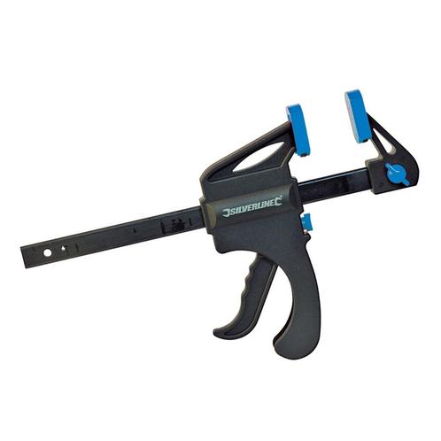 Silverline Snelspanklem - 150 mm - Lichtgewicht nylon - E..., Doe-het-zelf en Verbouw, Gereedschap | Handgereedschap, Nieuw, Ophalen of Verzenden