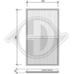 BINNENFILTER VOOR MERCEDES BENZ VITO 1995-2003 8357647, Ophalen of Verzenden, Nieuw