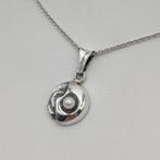 Zonder Minimumprijs - Ketting met hanger Zilver Parel -, Sieraden, Tassen en Uiterlijk, Antieke sieraden