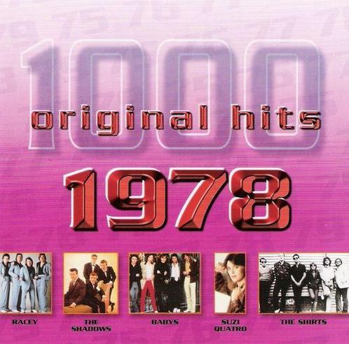 cd - Various - 1000 Original Hits 1978, Cd's en Dvd's, Cd's | Overige Cd's, Zo goed als nieuw, Verzenden