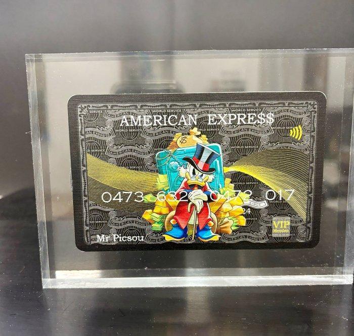 N.Nathan - Plexi Card Mr. Picsou, Antiek en Kunst, Kunst | Designobjecten