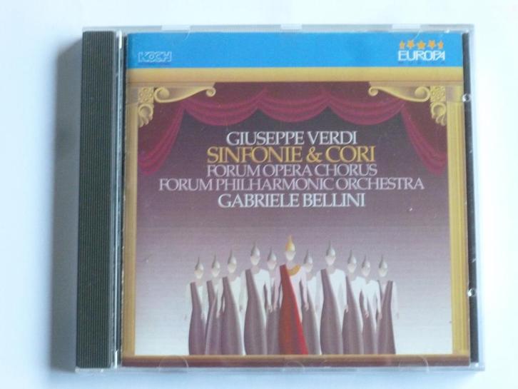 Verdi - Sinfoni & Cori / Gabriele Bellini, Cd's en Dvd's, Cd's | Klassiek, Zo goed als nieuw, Verzenden