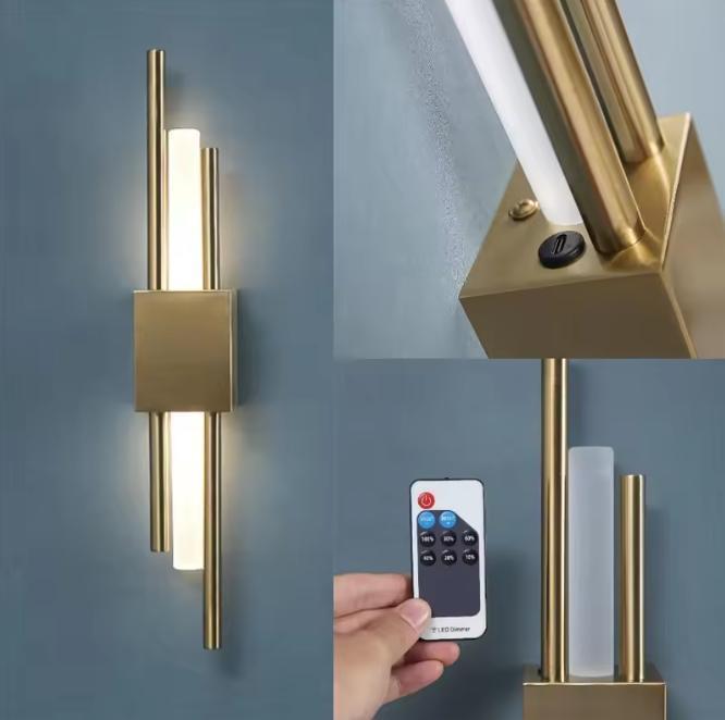 Moderne Acryl Wandlamp – LED Sfeerverlichting met Afstandsbe, Huis en Inrichting, Lampen | Wandlampen, Nieuw, Verzenden
