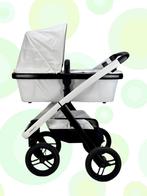 Dubatti Two Frosted White refurbished kinderwagen, Ophalen of Verzenden, Zo goed als nieuw, Verstelbare duwstang, Kinderwagen
