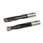 Triton Deuvelmachine boor bits - hardmetaal - dubbele gro..., Doe-het-zelf en Verbouw, Gereedschap | Zaagmachines, Ophalen of Verzenden