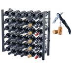 Wijnrek | 36 flessen | 65x20x60cm | Staal | Flessenrek |, Verzenden, Nieuw