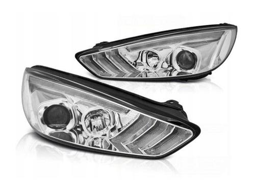 Koplampen dynamisch knipperlicht Chrome geschikt voor Ford, Auto-onderdelen, Verlichting, Nieuw, Ford, Verzenden