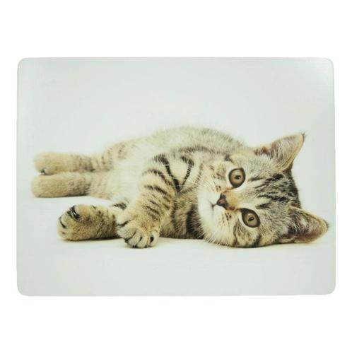 placemat kitten liggend 30x40cm (4)*, Huis en Inrichting, Woonaccessoires | Overige, Verzenden