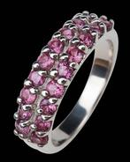 Zilver, Ring Rivière de Feu in Granaat: Vitaliteit &