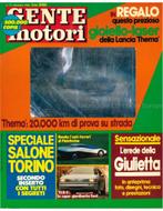 1984 GENTE MOTORI MAGAZINE 12 ITALIAANS, Nieuw, Author