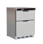 Combisteel Koelkast | 101L | RVS | +2°C/+8°C | Geforceerd |, Witgoed en Apparatuur, Koelkasten en IJskasten, Ophalen of Verzenden