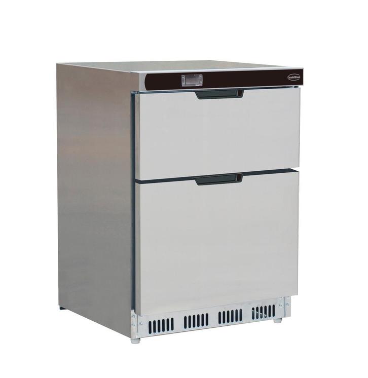 Combisteel Koelkast | 101L | RVS | +2°C/+8°C | Geforceerd |, Witgoed en Apparatuur, Koelkasten en IJskasten, Ophalen of Verzenden