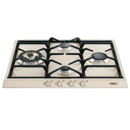SMEG SR764PO Cortina 60CM Inbouw gaskookplaat, Witgoed en Apparatuur, Kookplaten, Inbouw, 4 kookzones, Energieklasse A of zuiniger