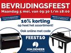 10% korting op ons hele assortiment! Muziekwinkel Joh.deHeer, Ophalen of Verzenden, Nieuw