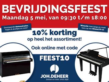 10% korting op ons hele assortiment! Muziekwinkel Joh.deHeer beschikbaar voor biedingen