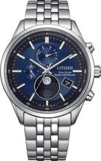 Citizen BY1030-50L Radio Controlled Moon Phase horloge, Staal, Verzenden, Nieuw, Polshorloge