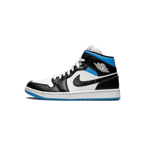 Jordan 1 Mid University Blue (W) - Alle Maten - 100&amp; Aut, Kleding | Heren, Schoenen, Verzenden
