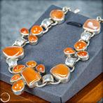 Zeer zeldzame Mexicaanse vuuropal Armband 925 Zilver -