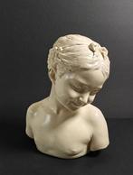 Beeld, La Rieuse naar Pigalle - 32 cm - Gips met, Antiek en Kunst