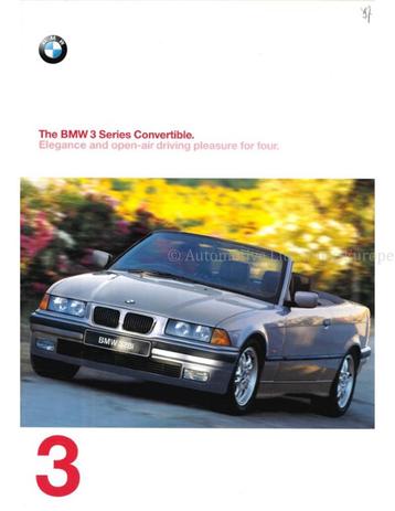 1997 BMW 3 SERIE CABRIO BROCHURE ENGELS beschikbaar voor biedingen