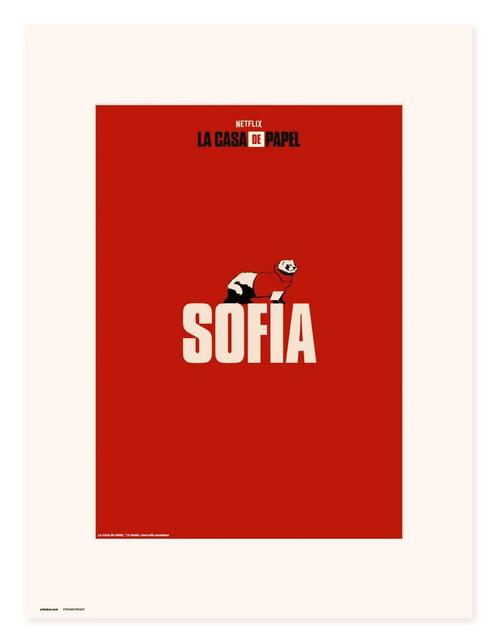 Kunstdruk Sofia 30x40cm, Huis en Inrichting, Woonaccessoires | Schilderijen, Tekeningen en Foto's, Nieuw, Verzenden
