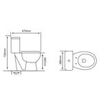 Duoblok BWS Clean Staand Compleet Glans Wit AO, Ophalen of Verzenden, Nieuw