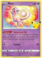 Mew Pokémon kaart uit de Celebrations serie, Hobby en Vrije tijd, Verzamelkaartspellen | Pokémon, Nieuw, Foil, Losse kaart, Verzenden