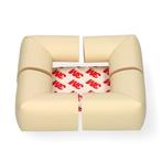 Hoekbeschermer | 4 stuks (Schuimrubber, beige), Doe-het-zelf en Verbouw, Verzenden, Nieuw