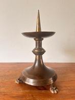 Kandelaar - Koper - Kerkkandelaar, Antiek en Kunst