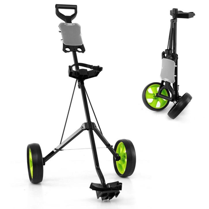 LIVSK Opvouwbare Golf Trolley - Robuust Stalen Frame - Slijt, Sport en Fitness, Golf, Nieuw, Verzenden