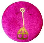 Baretspeld / button met Staf en Mijter roze, Ophalen of Verzenden, Nieuw