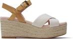 Toms Willow - Maat 42 - Dames Wedge - Natural, Kleding | Dames, Verzenden, Nieuw