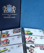 Nederland 2001/2008 - FDCs in 2 luxe Davo albums (schroeven, Postzegels en Munten, Gestempeld