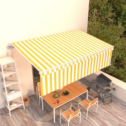 vidaXL Luifel automatisch uittrekbaar met rolgordijn 5x3 m, Tuin en Terras, Zonneschermen, Nieuw, Verzenden