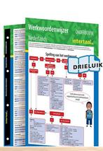 Werkwoordenwijzer Nederlands onderbouw uitklapkaart Groenman, Verzenden, Zo goed als nieuw, Groenman