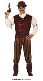Steampunk Kostuum Man Nathan, Kleding | Heren, Ophalen of Verzenden, Nieuw