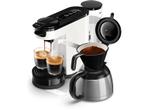 Philips -  Switch  Pad- En Filterkoffiezetapparaat Wit, Verzenden, 4 tot 10 kopjes, Koffiepads en cups, Afneembaar waterreservoir
