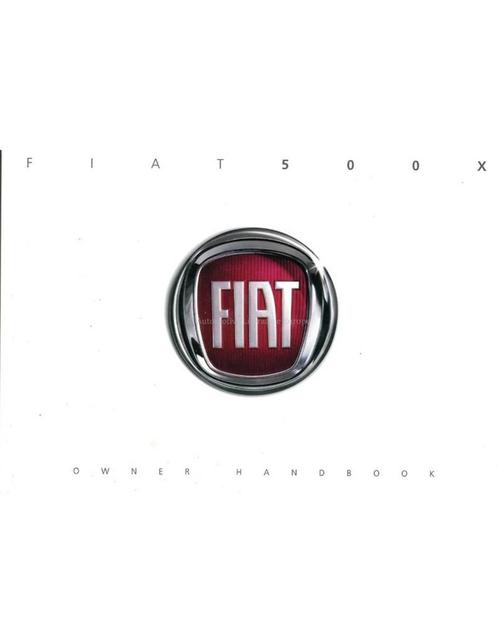 2015 FIAT 500X INSTRUCTIEBOEKJE ENGELS, Auto diversen, Handleidingen en Instructieboekjes