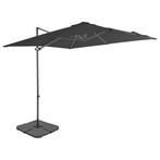 vidaXL Parasol met draagbare voet antracietkleurig, Tuin en Terras, Parasols, Verzenden, Nieuw