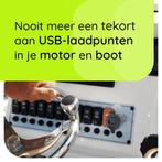 ProRide USB Lader Motor met Voltmeter - Din Hella - 2.4A -, Doe-het-zelf en Verbouw, Elektra en Kabels, Verzenden, Nieuw