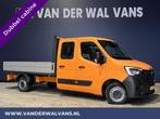 Renault Master 2.3 dCi 135PK Pick up Open laadbak Dubbele, Auto's, Renault, Wit, Nieuw, Handgeschakeld