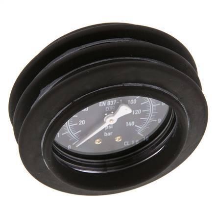 Manometer 63mm 0 - 10 bar G 1/4, Doe-het-zelf en Verbouw, Overige Doe-het-zelf en Verbouw, Nieuw, Verzenden