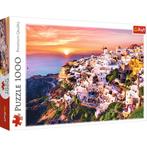 Trefl - Puzzel zonsondergang boven Santorini, Griekenland -, Verzenden, Nieuw