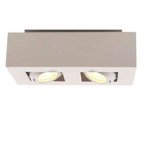 Moderne opbouwspot wit, Akira, Huis en Inrichting, Lampen | Plafondlampen, Nieuw, Metaal, Ophalen of Verzenden