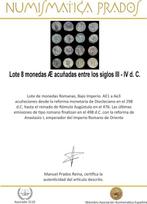 Romeinse Rijk Lote 8 monedas Æ acuñadas entre los siglos III