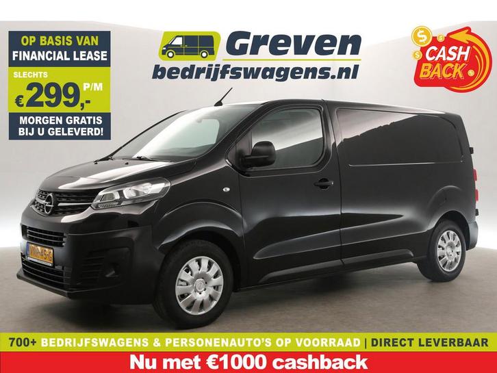 Opel Vivaro CDTI L2H1 | Airco | Cruise | 3-Zits |, Auto's, Bestelauto's, Te koop, Handgeschakeld, Financial lease, Diesel, Zwart