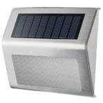 Hofftech Solar LED wandlamp - roestvrij staal - lichtsens..., Tuin en Terras, Buitenverlichting, Ophalen of Verzenden, Nieuw