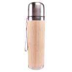 ViaMondo Thermosfles 0.5L Bamboe, Nieuw