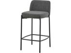 Barstoel Ella grijs | H 85 x B 37 x D 42 cm - Set van 2, Huis en Inrichting, Woonaccessoires | Overige, Verzenden, Nieuw